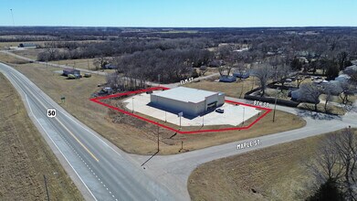 309 E 9th St, Peabody, KS - Aerial  map view - Image1