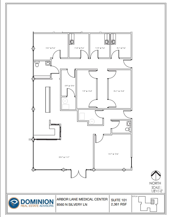 8550-8565 N Silvery Ln, Dearborn Heights, MI à vendre Plan d’étage- Image 1 de 1
