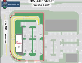 10741 NW 41st St, Doral, FL - Aerial map view
