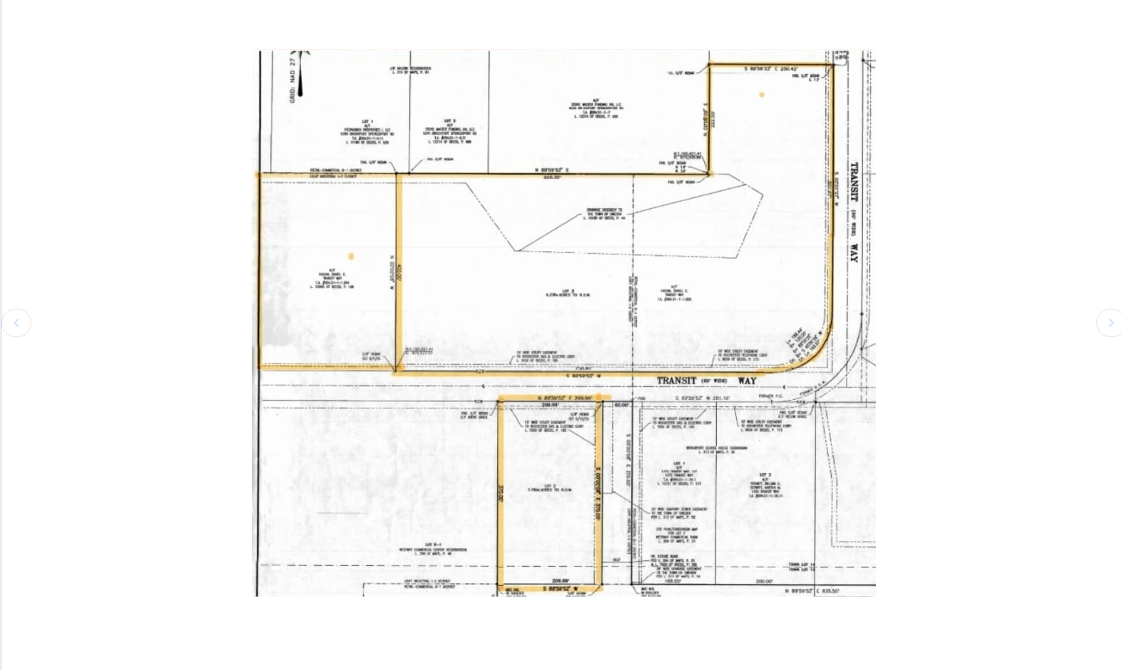 0 Transit Way, Brockport, NY for sale Site Plan- Image 1 of 2