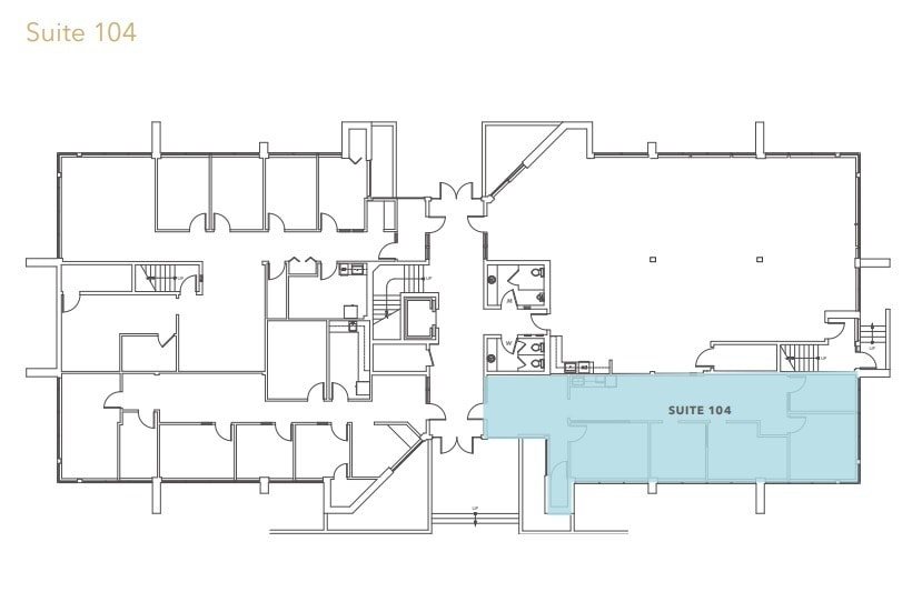 2320 130th Ave NE, Bellevue, WA à louer Plan d’étage- Image 1 de 2