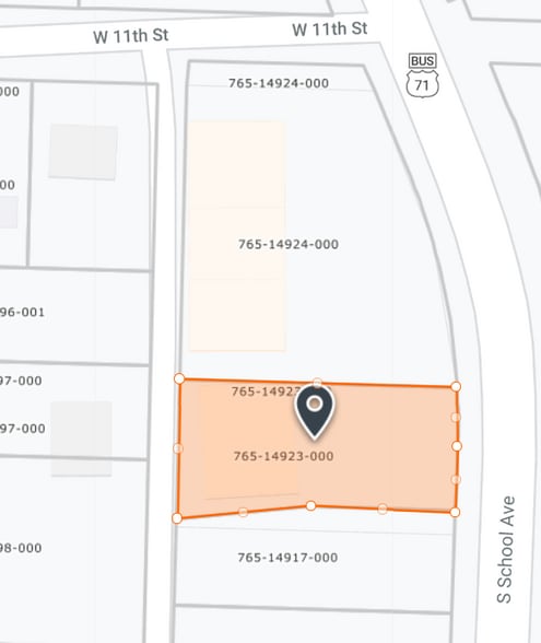 1153 S School Ave, Fayetteville, AR for sale - Plat Map - Image 3 of 9