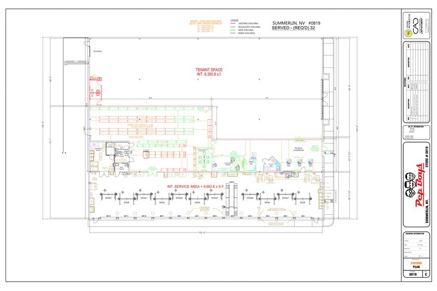 7399 W Lake Mead Blvd, Las Vegas, NV for lease - Site Plan - Image 2 of 18