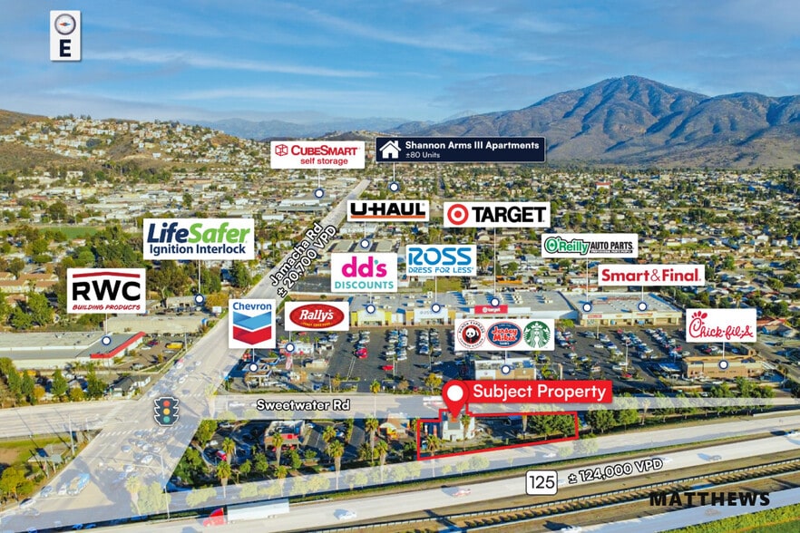 1025 Sweetwater Rd, Spring Valley, CA for sale - Building Photo - Image 3 of 3