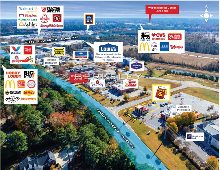 3101 Raleigh Road Pky W, Wilson, NC à vendre - Photo du bâtiment - Image 3 de 5