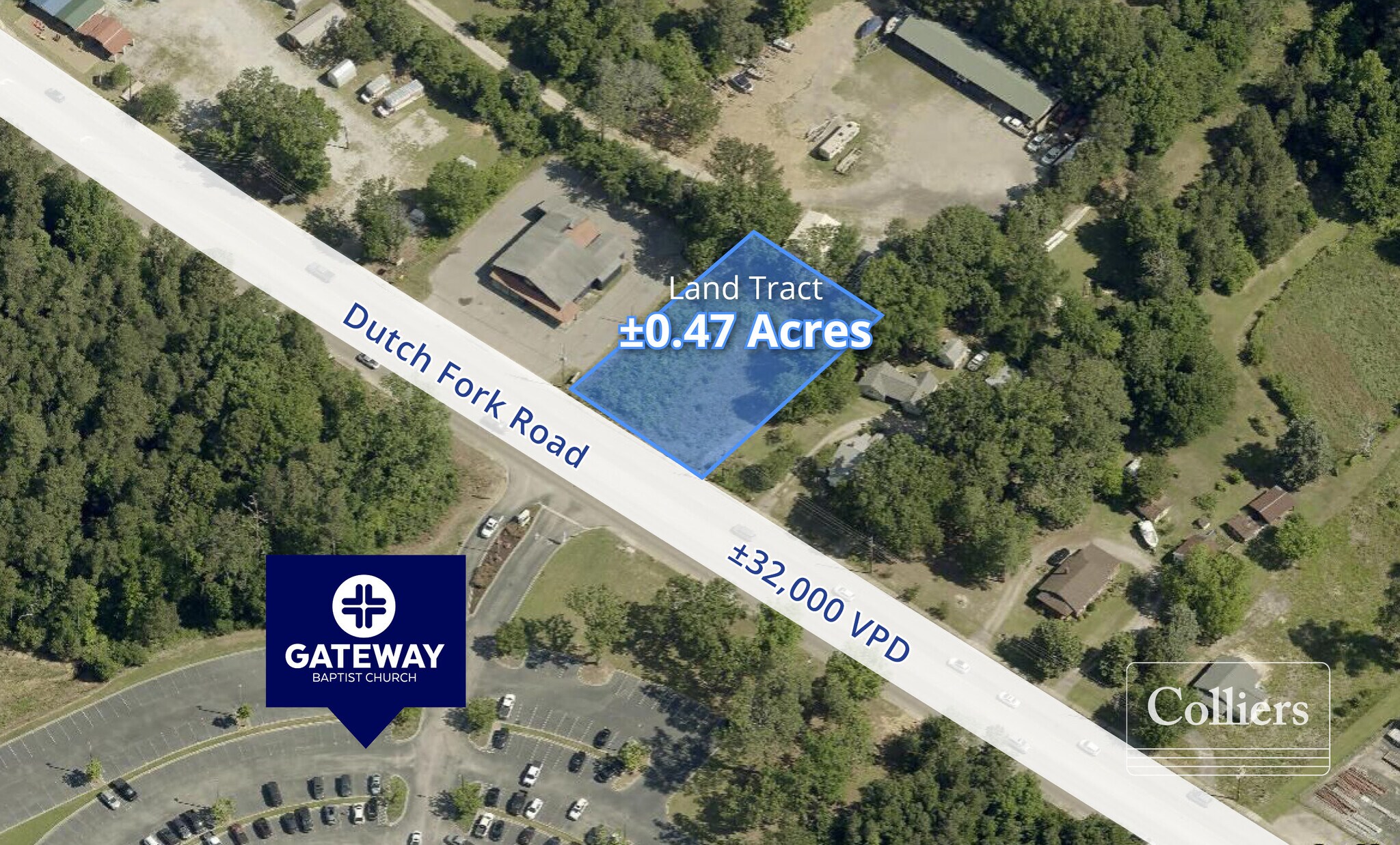 1654 Dutch Fork Rd, Irmo, SC à vendre Photo du bâtiment- Image 1 de 3