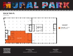 924 W 19th Pl, Chicago, IL à louer Plan de site- Image 2 de 2
