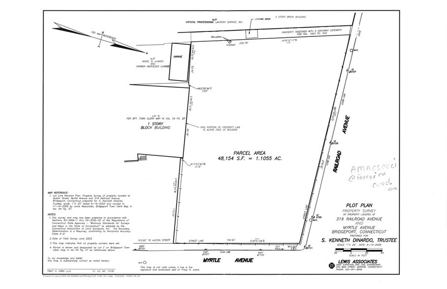 319 Railroad Ave, Bridgeport, CT à louer - Plan de site - Image 2 de 2