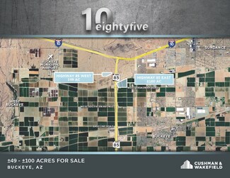 Plus de détails pour 10 EightyFive East & West Land Parcels – Terrain à vendre, Buckeye, AZ
