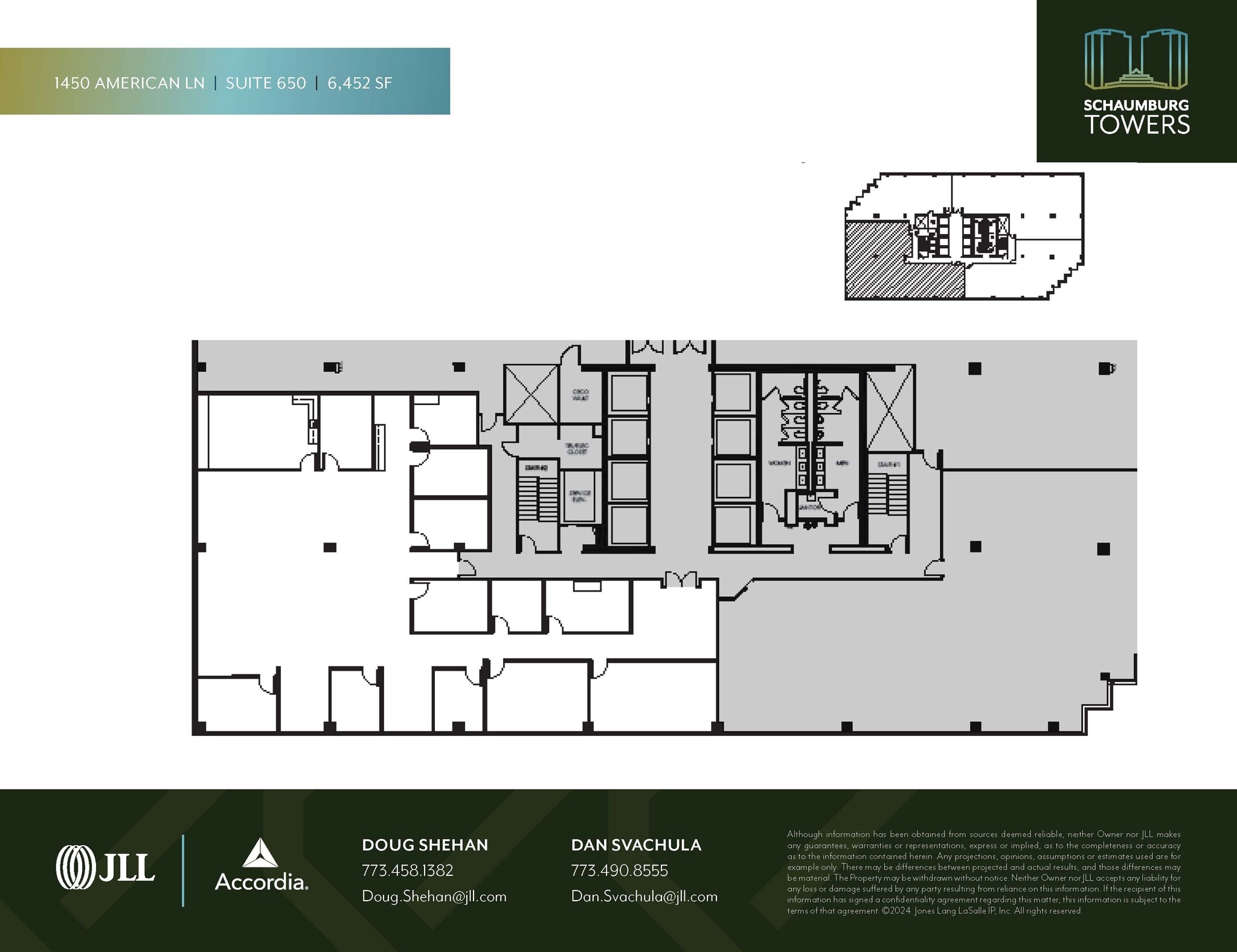 1400 American Ln, Schaumburg, IL for lease Floor Plan- Image 1 of 1
