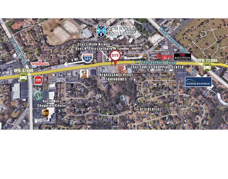 1234 N Pleasantburg Dr, Greenville, SC à vendre - Photo principale - Image 1 de 3