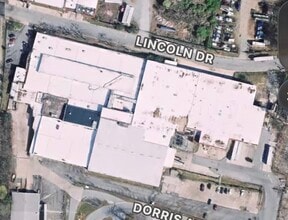 1327 Lincoln Dr, High Point, NC for lease Aerial- Image 2 of 3