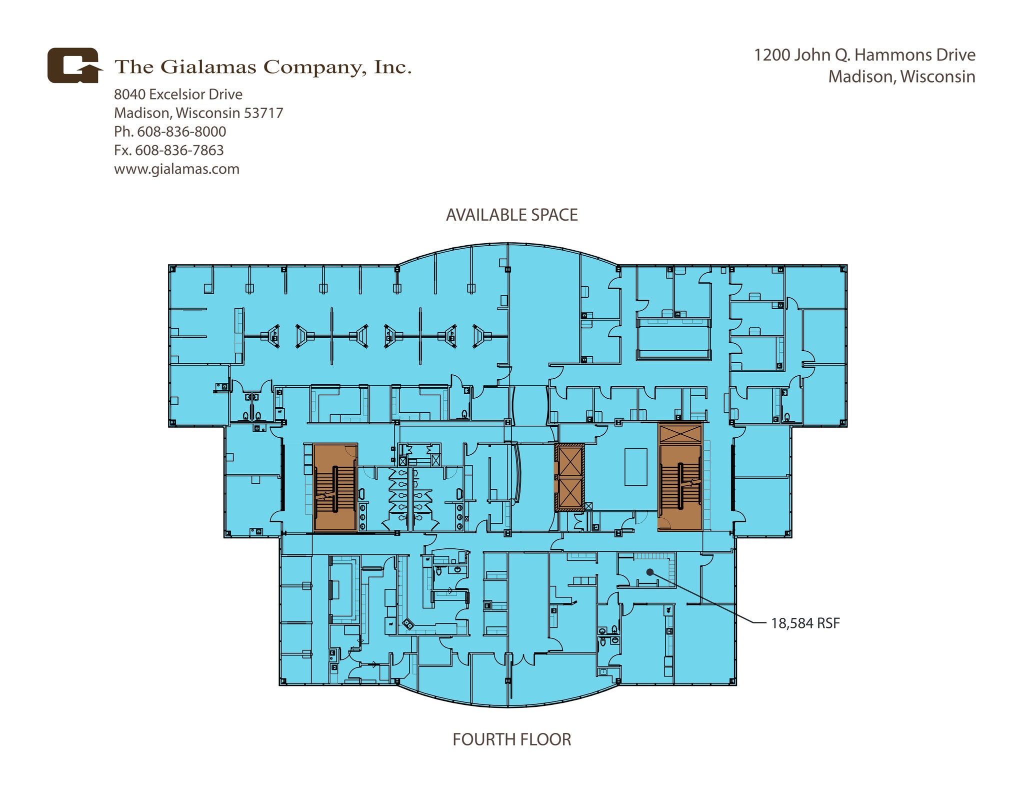 1200 John Q Hammons Dr, Madison, WI for lease Site Plan- Image 1 of 1