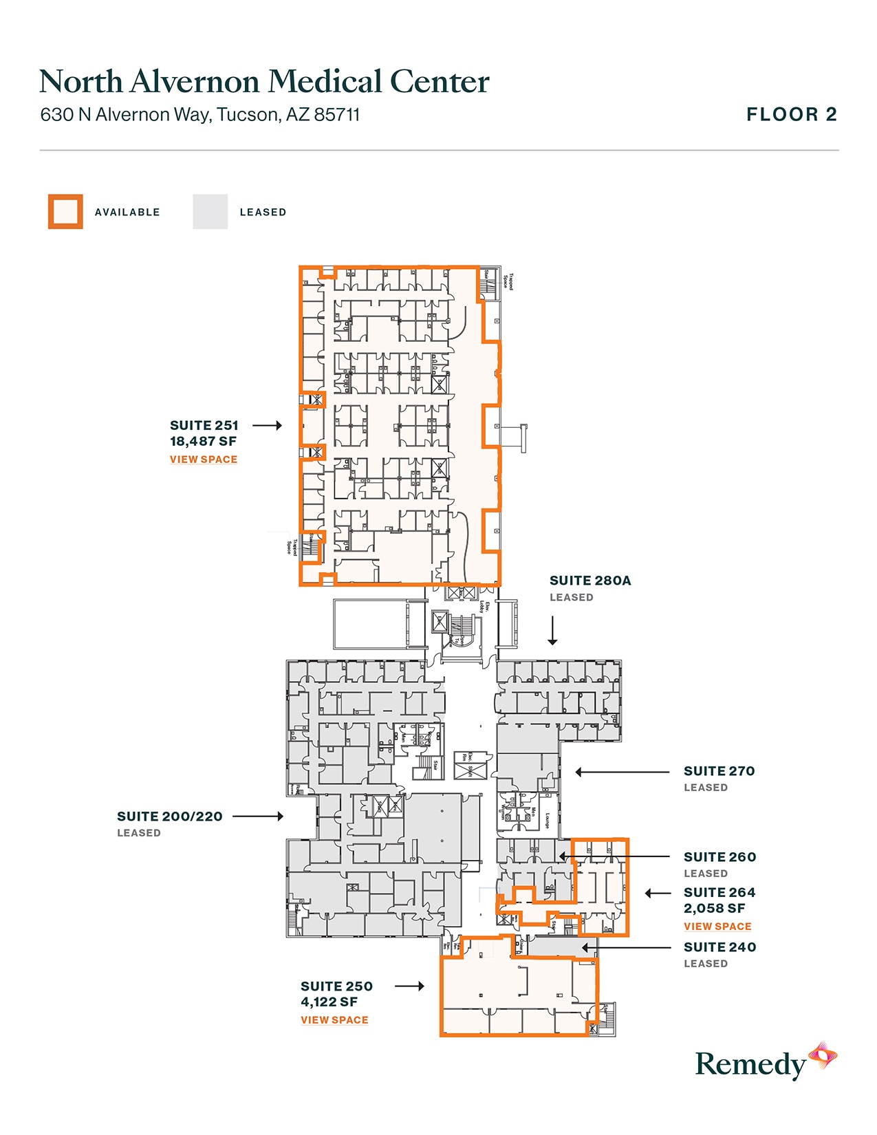 630 N Alvernon Way, Tucson, AZ à louer Plan d’étage- Image 1 de 5