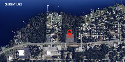 North Summit St at Grove Avenue & Palm Avenue, Crescent City, FL - Aérien  Vue de la carte