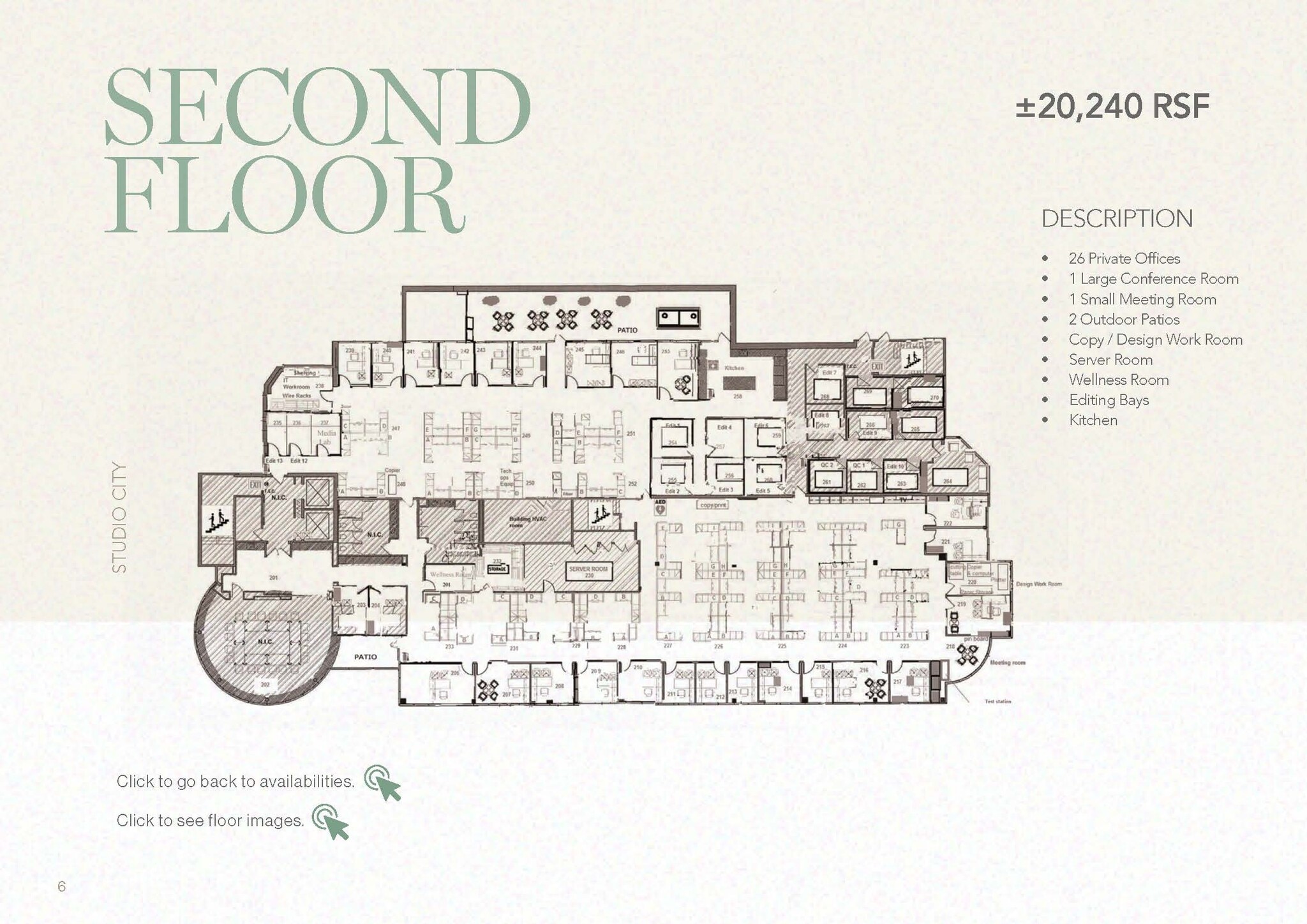 12700 Ventura Blvd, Studio City, CA à louer Plan d’étage- Image 1 de 5