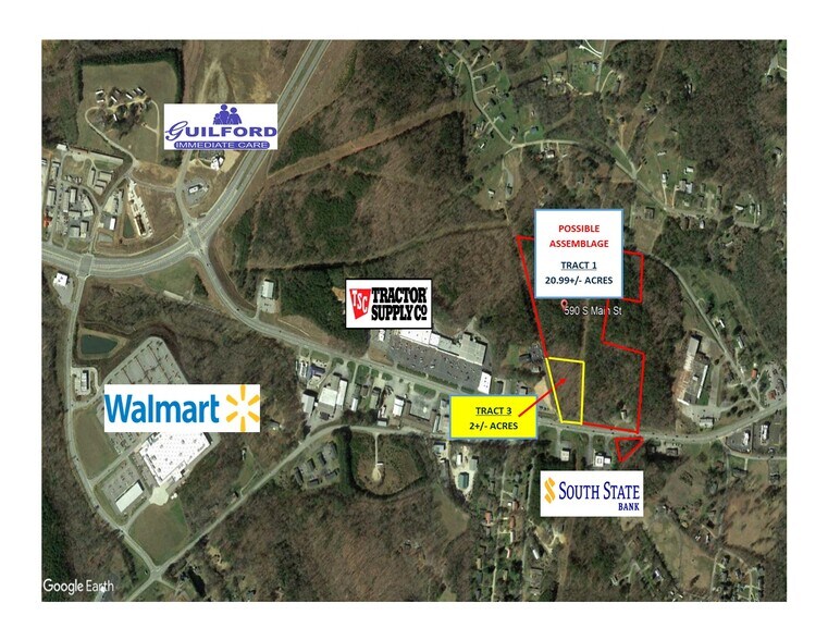 590 S Main St, Cleveland, GA à vendre - Aérien - Image 3 de 8