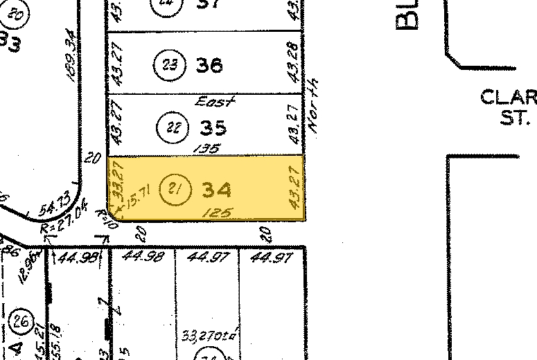 5425 Reseda Blvd, Tarzana, CA for lease - Plat Map - Image 2 of 2