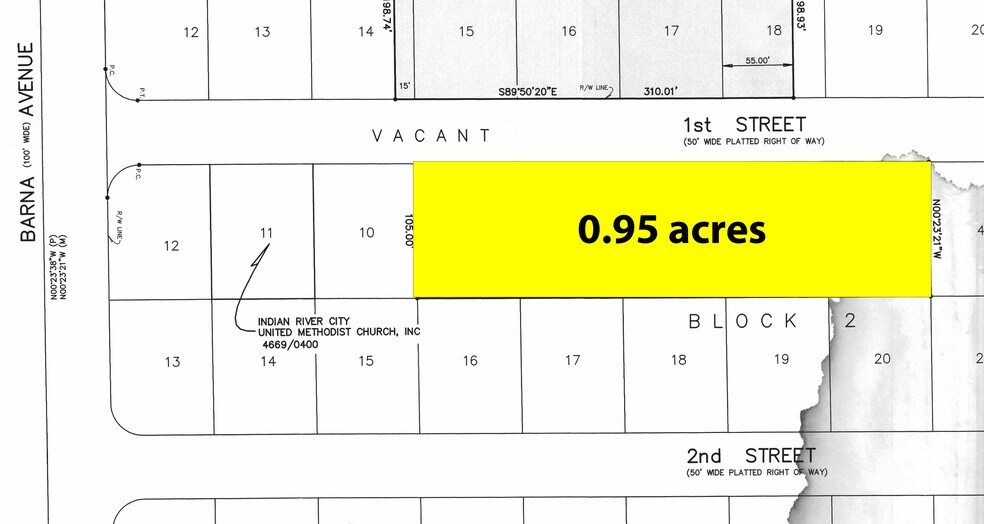 1st, Titusville, FL à vendre - Plan de site - Image 2 de 2