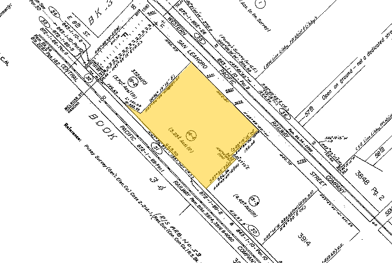 5601 San Leandro St, Oakland, CA à vendre - Plan cadastral - Image 1 de 1