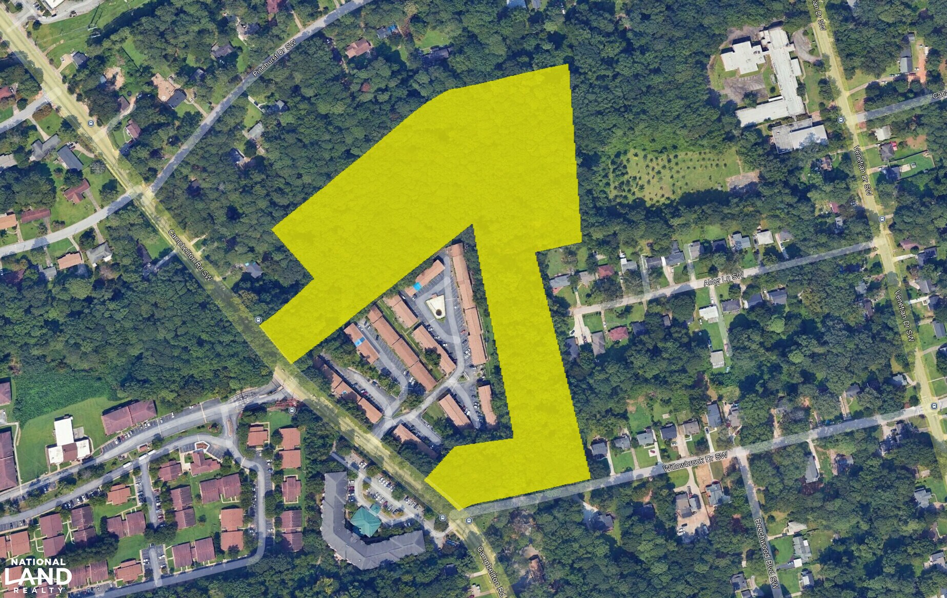 Campbellton Road SW, Atlanta, GA for sale Aerial- Image 1 of 9