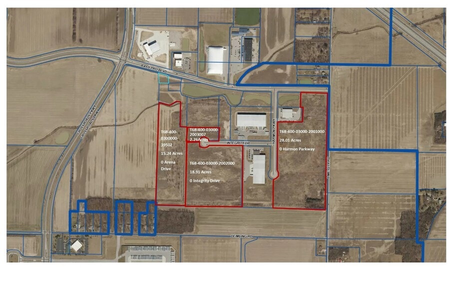 Bass Pro Blvd At Lime City Road, Rossford, OH for sale - Aerial - Image 3 of 7