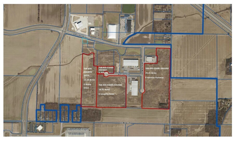 Bass Pro Blvd At Lime City Road, Rossford, OH à vendre - Aérien - Image 3 de 7