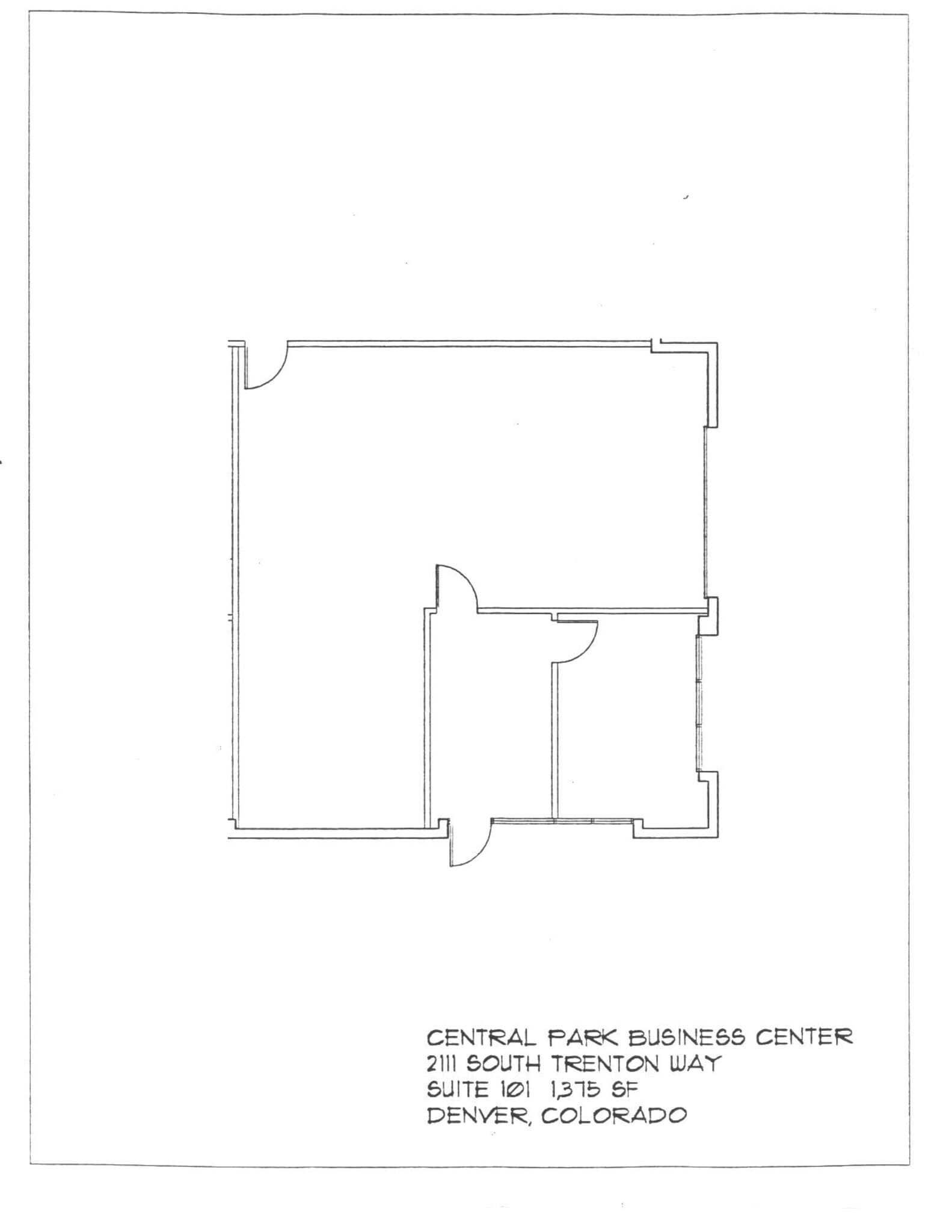 2171 S Trenton Way, Denver, CO for lease Site Plan- Image 1 of 1