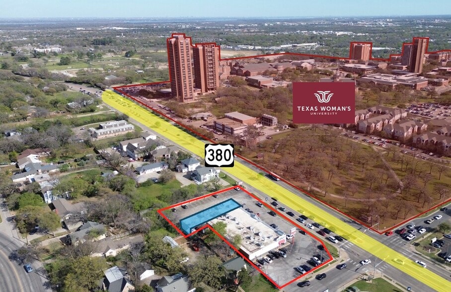 111 E University Dr, Denton, TX for lease - Building Photo - Image 3 of 13