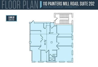 110 Painters Mill Rd, Owings Mills, MD for lease Floor Plan- Image 1 of 1