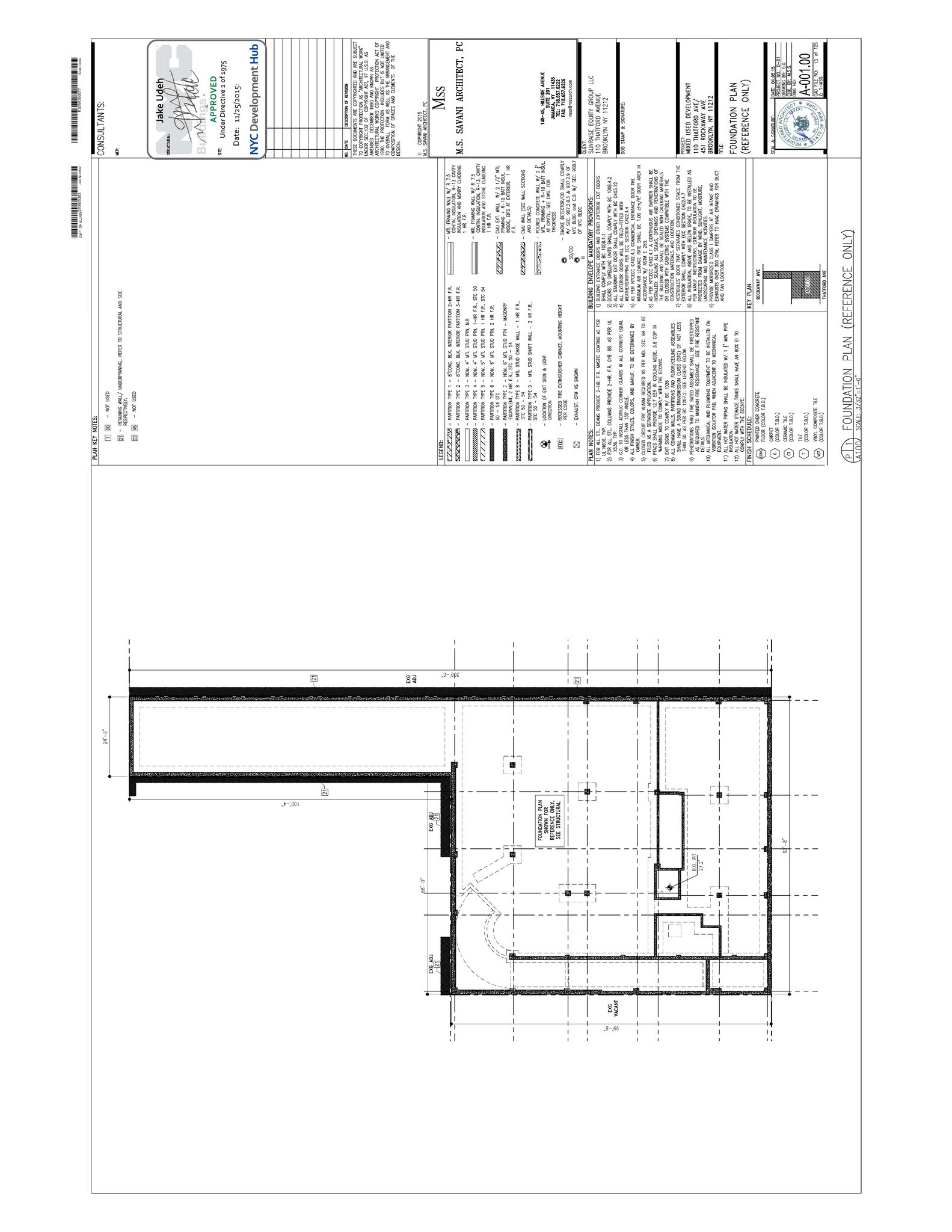 451 Rockaway Ave, Brooklyn, NY à louer Plan de site- Image 1 de 7
