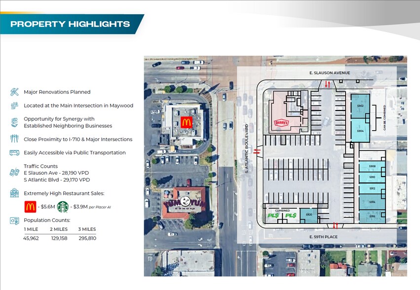 5900-5924 Atlantic Blvd, Maywood, CA à louer - Photo du bâtiment - Image 2 de 25