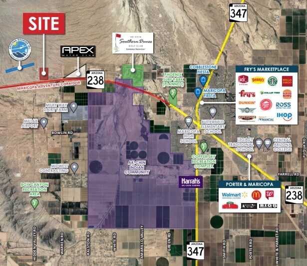Highway 238, Maricopa, AZ à vendre - Aérien - Image 2 de 2