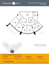 2400 Research Blvd, Rockville, MD à louer Plan d’étage- Image 1 de 1