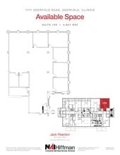 1717 Deerfield Rd, Deerfield, IL for lease Floor Plan- Image 1 of 2