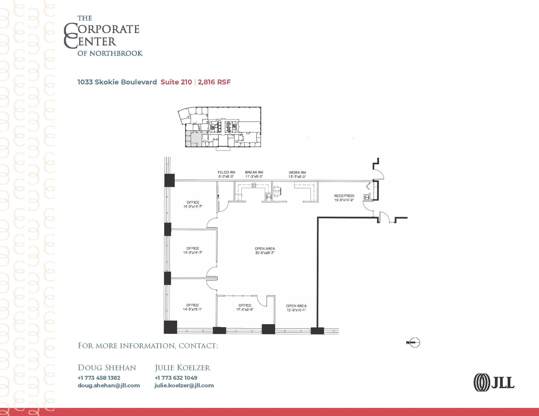 1033 Skokie Blvd, Northbrook, IL for lease Floor Plan- Image 1 of 1