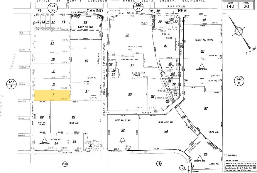 975 S California Ave, Palo Alto, CA à louer - Plan cadastral - Image 2 de 6