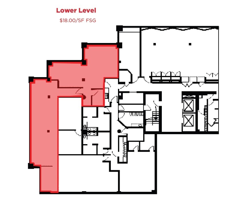 100-158 Fillmore St, Denver, CO à louer Plan d’étage- Image 1 de 1