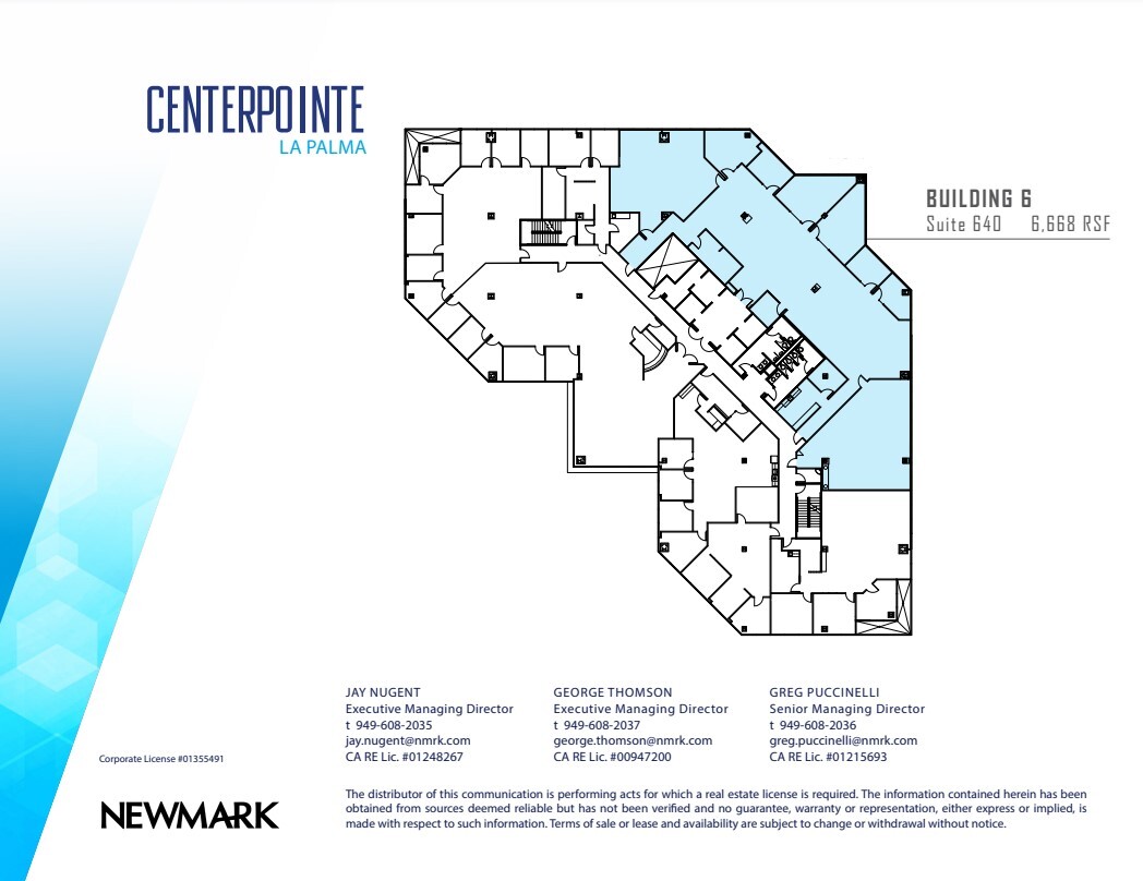 1 Centerpointe Dr, La Palma, CA for lease Floor Plan- Image 1 of 2