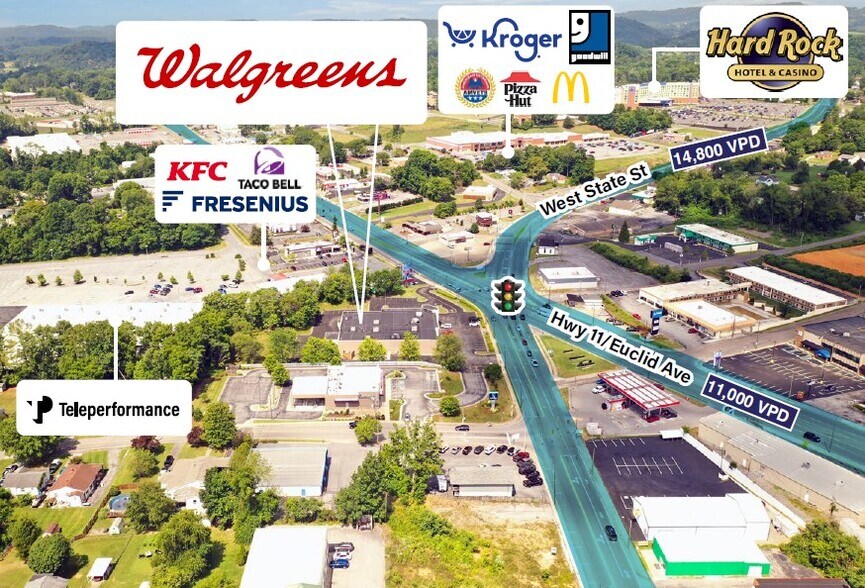 2412 W State St, Bristol, TN à vendre - Photo du bâtiment - Image 2 de 4