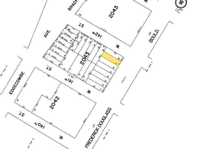 2655 Frederick Douglass Blvd, New York, NY for lease - Plat Map - Image 2 of 5