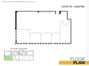 6043 Hudson Rd, Woodbury, MN à louer Plan d’étage- Image 1 de 1