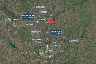 1610 SE 3rd St, Newton, KS - AERIAL  map view - Image1