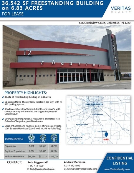 555 Creekview Ct, Columbus, IN for sale - Building Photo - Image 2 of 3