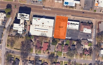 1517-1523 Union Ave, Memphis, TN - Aerial  map view