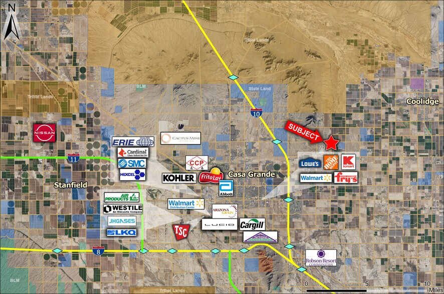 NEC McCartney & Toltec Buttes, Coolidge, AZ à vendre - Photo du bâtiment - Image 3 de 3