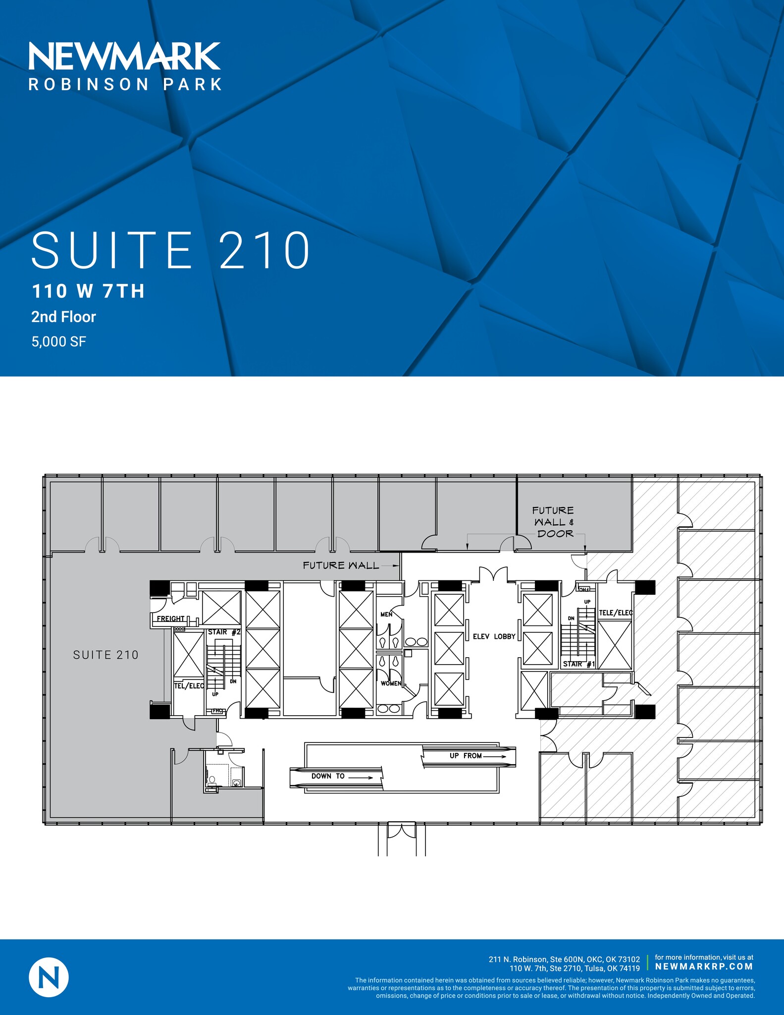 110 W 7th St S, Tulsa, OK for lease Site Plan- Image 1 of 12