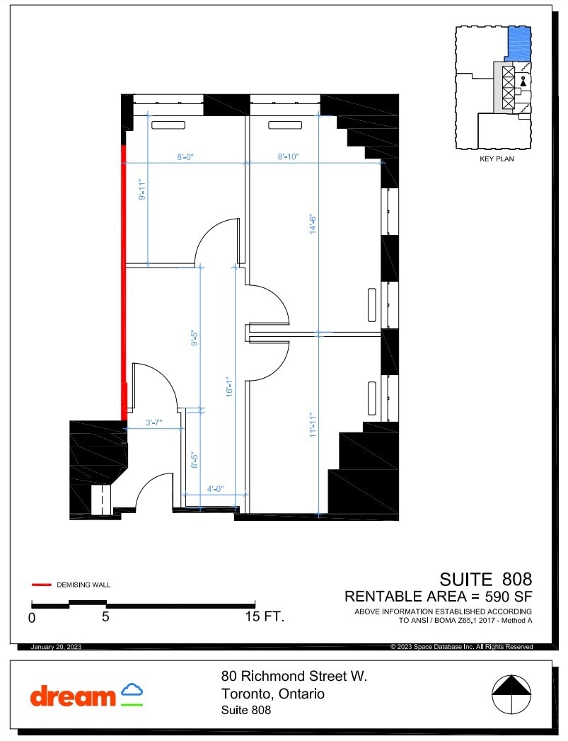 78-80 Richmond St W, Toronto, ON for lease Floor Plan- Image 1 of 1