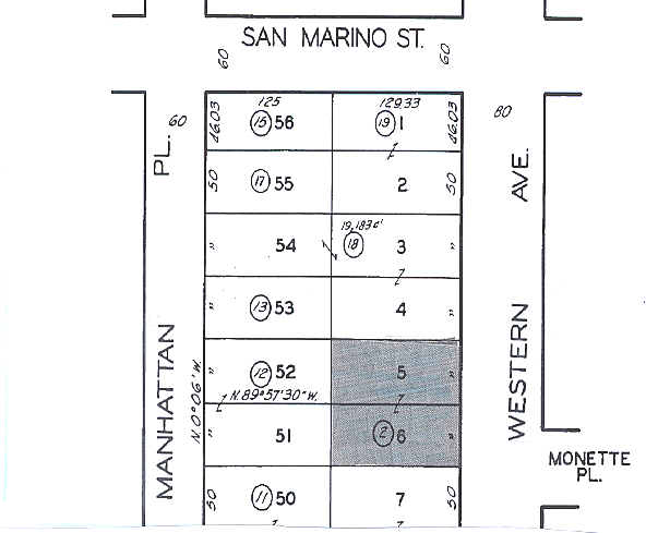 963 - 965 South Western Avenue, Los Angeles, CA à louer - Plan cadastral - Image 2 de 24