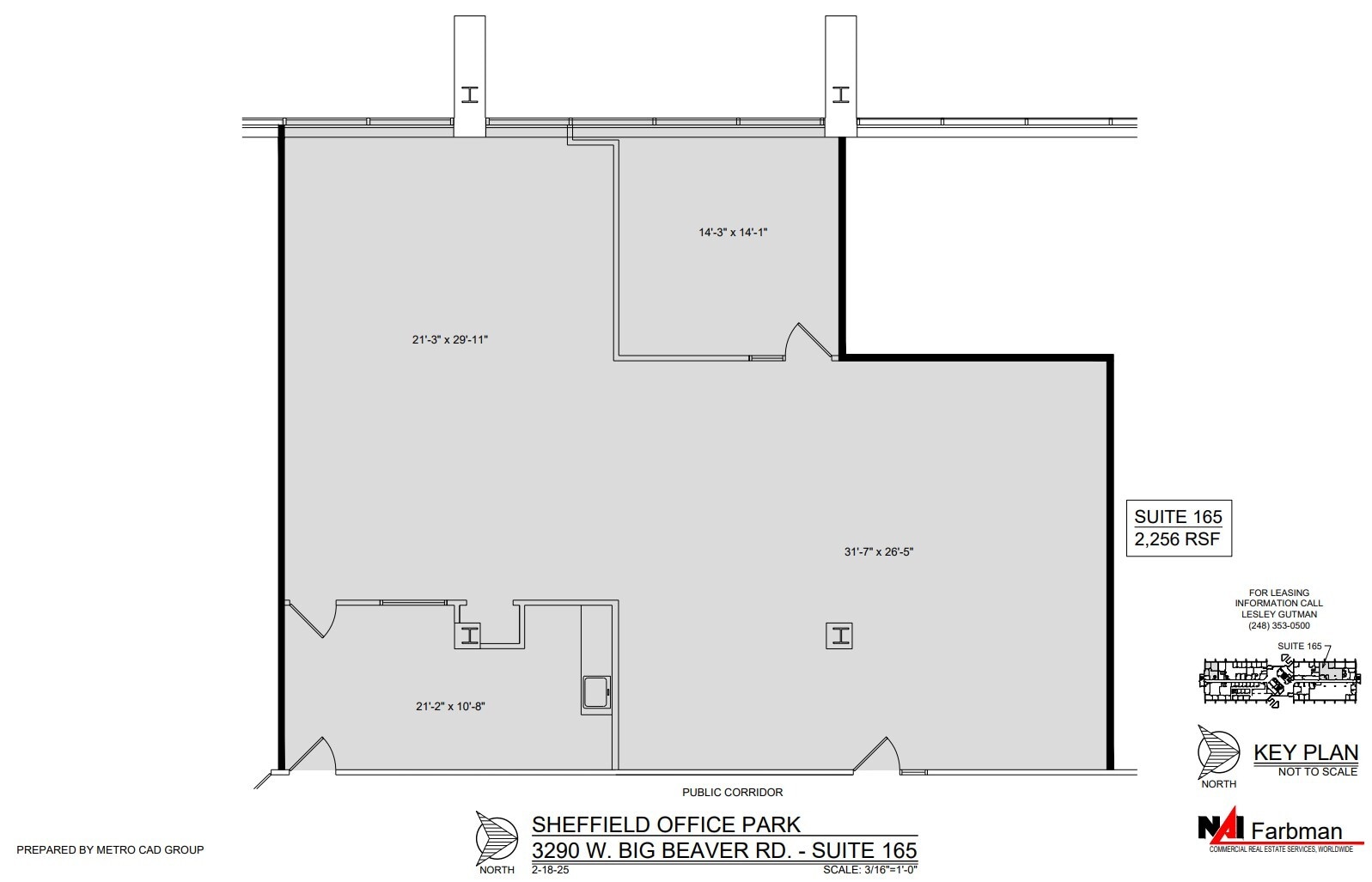 3310 W Big Beaver Rd, Troy, MI for lease Floor Plan- Image 1 of 1